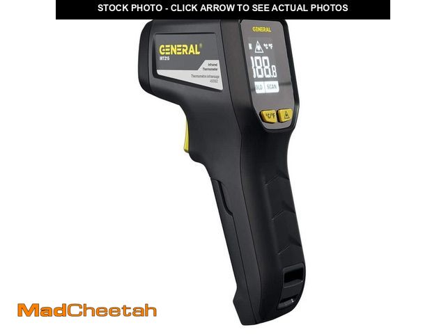 Lot 74-14372631 - General Tools 10:1 Infrared Thermometer with Multi-Spot Laser Targeting for HVAC, Electrical, Automo...