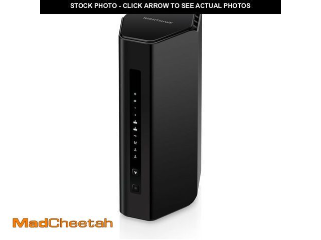 Lot 74-14591341 - (MISSING POWER CORD)(NO POWER WHEN TESTED) NETGEAR Nighthawk Tri-Band WiFi 7 Router (RS300) - Router...