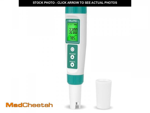 Lot 74-12311173 - ORAPXI Salt Water Pool Tester Professional Salinity Meter for Sodium Chloride Swimming Pool and Spa ...