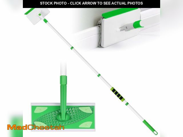 Lot 74-12698554 - Baseboard Cleaner Tool with Handle, Extendable Long Handle Baseboard Cleaning Duster with Reusable P...