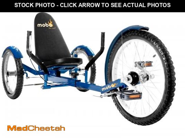 Lot 74-12278822 - Mobo Cruiser Triton Pro Adult Recumbent Trike. Pedal 3-Wheel Bicycle. 16 Inches. Adaptive Tricycle f...