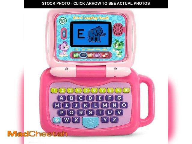 Lot 74-13626974 - LeapFrog 2-in-1 LeapTop Touch, Pink - USED