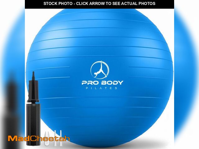 Lot 74-12976777 - ProBody Pilates Exercise Ball - Multiple Sizes Gym Grade Balance Ball for Fitness, Workout, Pregnanc...