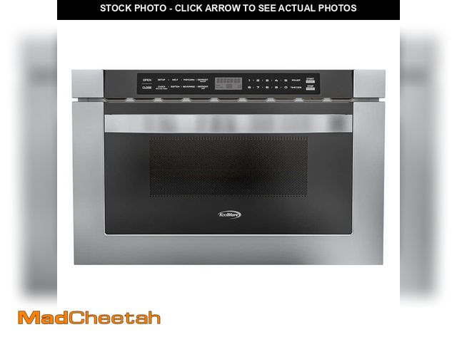 Lot 74-14113777 - Koolmore 24 in. W 1.2 cu. ft. 1000-Watt Wall Mounted with Flat Bottom Microwave Drawer in Stainless ...
