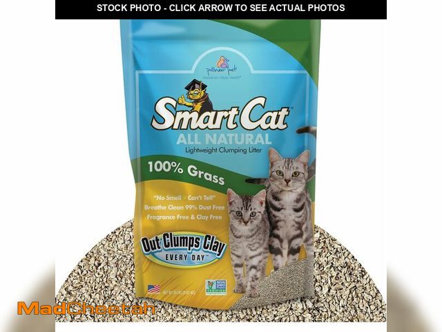 Lot 74-14582116 - SmartCat All Natural Clumping Cat Litter, 20 Pound (320oz 1 pack) - Alternative to Clay and Pellet L...
