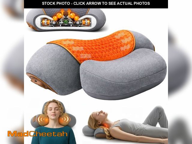 Lot 74-14145430 - Blumues 3-in-1 Neck Massager Pillow with Heat, Rechargeable Massager Pillow, Deep Tissue Massage, Ce...