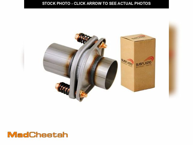 Lot 74-14385482 - SUISFLXGRO Exhaust Flex Spring Flanges 100% 409L Stainless, Spring Joint For Aftermarket (2.5"X6") -...