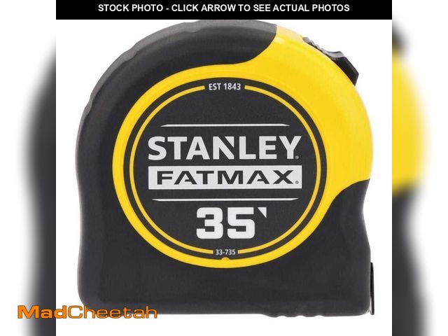 Lot 74-14468616 - Stanley 35 ft. FATMAX Tape Measure 33-735 - UNUSED