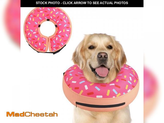 Lot 74-12121484 - Supet Inflatable Dog Cone Collar Alternative After Surgery, Doggie Neck Donut Collar Recovery EColla...