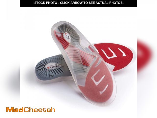 Lot 74-12432519 - ALINE Shoe Inserts for Men &amp; Women - Arch Support, Work Boot Insoles for Standing All Day, Plant...