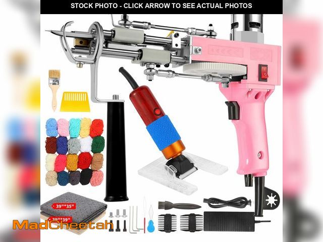 Lot 74-12608448 - Tufting Gun with Carpet Trimmer, 2 in 1 Cut &amp; Loop Pile Rug Tufting Gun with Tufting Cloth, Rug ...