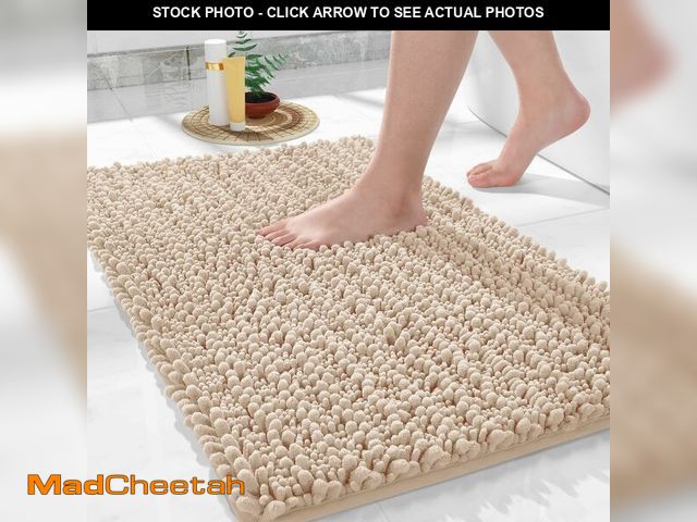Lot 74-12719188 - Yimobra Bathroom Rugs Non Slip Washable 32x20 Inch - Ultra Soft Absorbent Chenille Bath Mat, Quick D...