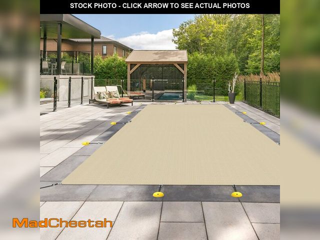 Lot 74-13120823 - INFRANGE 20' x 40' Rectangle Inground Pool Safety Cover Winter Swimming Pool Cover with Wire Cable A...