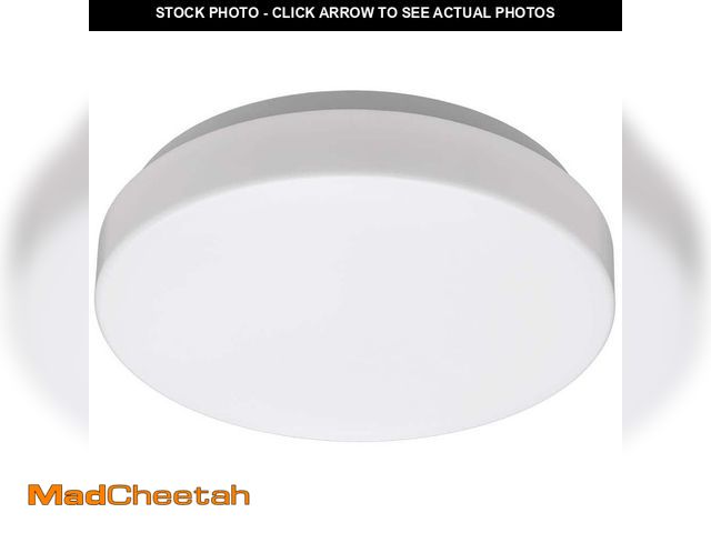 Lot 74-14276655 - Commercial Electric 7 in. White Closet Light LED Flush Mount Ceiling Light Fixture 810LM Bright Whit...