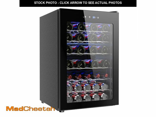 Lot 74-13119693 - EUHOMY 45 Bottle Wine Cooler Refrigerator, Small Wine Fridge for Red, White and Champagne, 4.5 Cu.ft...