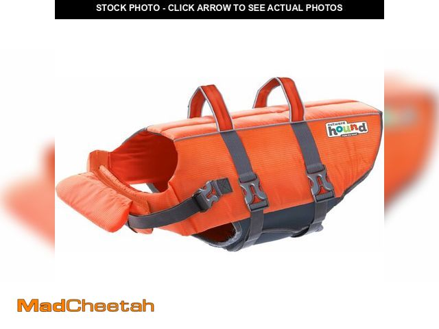 Lot 74-14582024 - Outward Hound Granby Splash Dog Life Jacket, Life Vest, Orange, XL - UNUSED