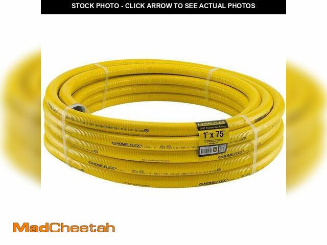 Lot 74-12651264 - HOME-FLEX 1 in. CSST x 75 ft. Corrugated Stainless Steel Tubing - UNUSED