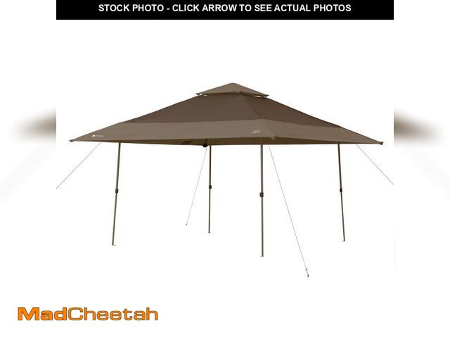 Lot 74-12405315 - (FRAME ONLY) Ozark Trail 14' x 14' Instant Lighted Canopy for Camping - UNUSED
