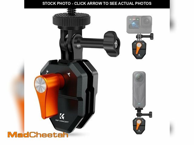 Lot 74-14381985 - K&amp;F CONCEPT Motorcycle Windshield Clip Mount for GoPro Hero 13/12/11 Black - USED