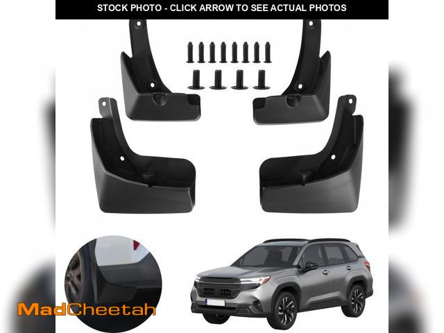 Lot 74-12306713 - FormiPow Mud Flaps Splash Guards for 2025 2026 Subaru Forester, Durable ABS Material, No-Drill Insta...