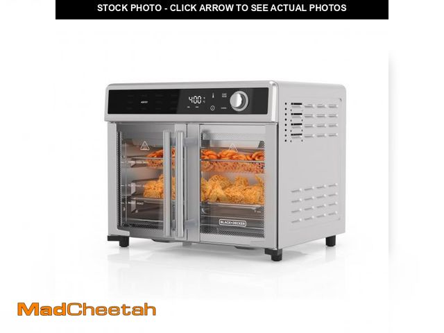 Lot 74-12539075 - BLACK+DECKER Crisp 'N Bake Air Fryer Toaster Oven Combo, 12 in 1 Countertop Convection Oven Cooks Fo...