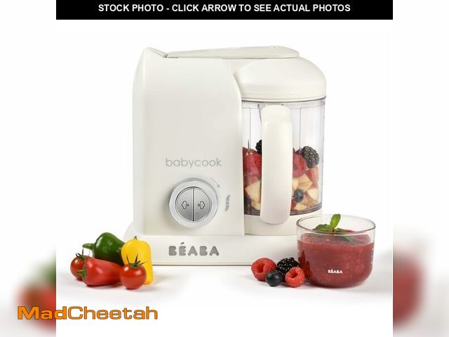 Lot 74-12600787 - BEABA Babycook Solo 4 in 1 Baby Food Maker, Puree Steamer and Blender for Purees, Grinder with Auto ...