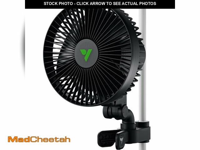 Lot 74-14433468 - VIVOSUN AeroWave A6 Grow Tent Clip Fan, 6" Auto Oscillating Fan, 1-Pack - USED