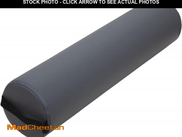 Lot 74-12396669 - ForPro Full Round Bolster Pillow, Cool Grey, Oil and Stain-Resistant, for Massage and Yoga, 6" R x 2...