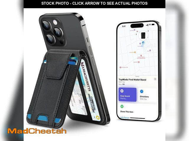 Lot 74-12681704 - TopMade for Magsafe Wallet, Works with Apple Find My, Strongest Magnetic Wallet for iPhone 17/16/15/...