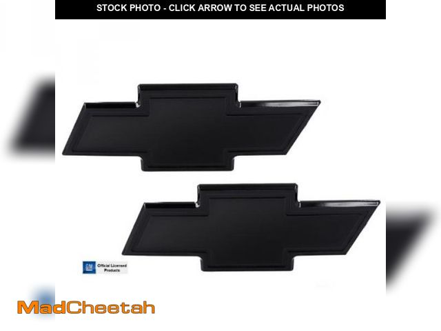 Lot 74-4339441 - All Sales 96104K Grille Emblem, (Pack of 2) Black, 12 Inch - UNUSED