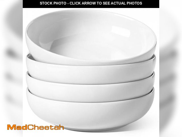 Lot 74-11552618 - LE TAUCI Pasta Bowls 45 oz, Salad Bowls Set for Serving Soup, Pasta, Noodle, Dinner, Large Kitchen B...