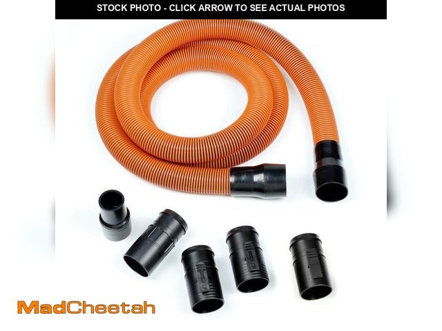 Lot 74-14292980 - RIDGID 1-7/8 in. x 10 ft. LA2570 Locking Professional Vacuum Hose Shop Vacuum Attachment Kit for RID...