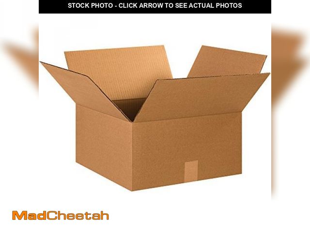 Lot 74-12396460 - BOX USA 15 x 15 x 8 Corrugated Cardboard Boxes, Medium 15"L x 15"W x 8"H, Pack of 25 | Shipping, Pac...