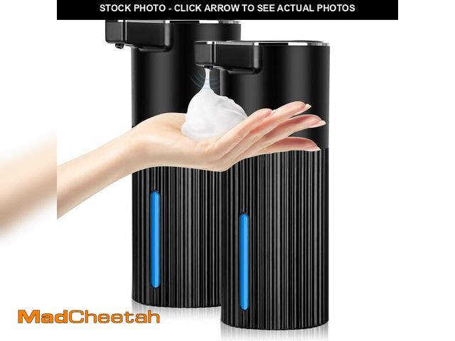 Lot 74-13711157 - 2 Pack Automatic Soap Dispenser: 14oz Plastic - Foaming Touchless 4 Level Adjustable Wall Mount Foam...