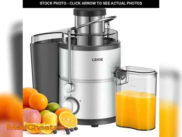 Lot 74-14208968 - GDOR 800W Juicer Machine, 3Ã¢â¬Â Wide Feed Chute, Dual-Speed Centrifugal Juicer for Fruits &amp; V...