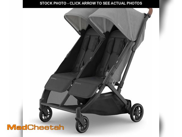 Lot 74-12544445 - UPPAbaby Minu Duo Side-by-Side Double Stroller - Lightweight + Compact Design for Travel - Easy Fold...