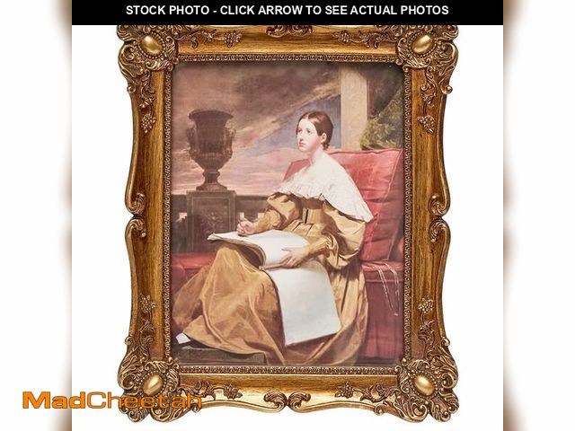 Lot 74-13961816 - JANDERART Vintage Picture Frame 8x10 Inch, Ornate Antique Photo Frames with Glass Front, Baroque Des...