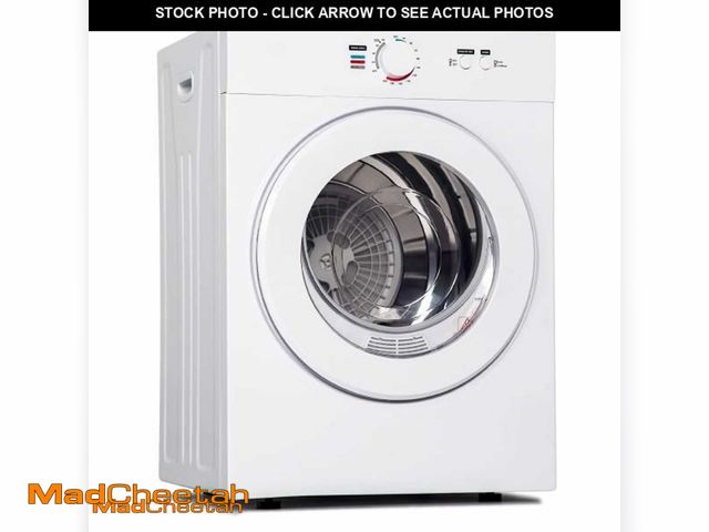 Lot 74-11880363 - Euhomy Compact Dryer 1.8 cu. ft. Portable Clothes Dryers with Exhaust Duct with Stainless Steel Line...