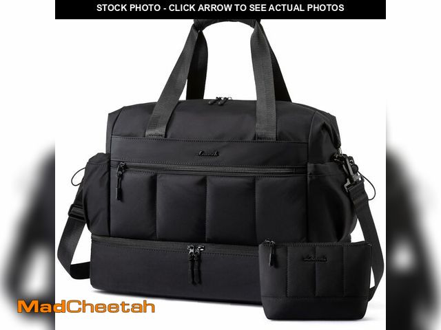 Lot 74-13962775 - LOVEVOOK Weekender Bags for Women, Travel Duffel Bag, Large Overnight Bags with Shoe Compartment, 38...