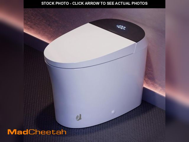 Lot 74-12104395 - CANEST Smart Toilet, Toilet With Bidet Auto Flush, Auto Open and Close, Foot Sensor Operation, Warm ...