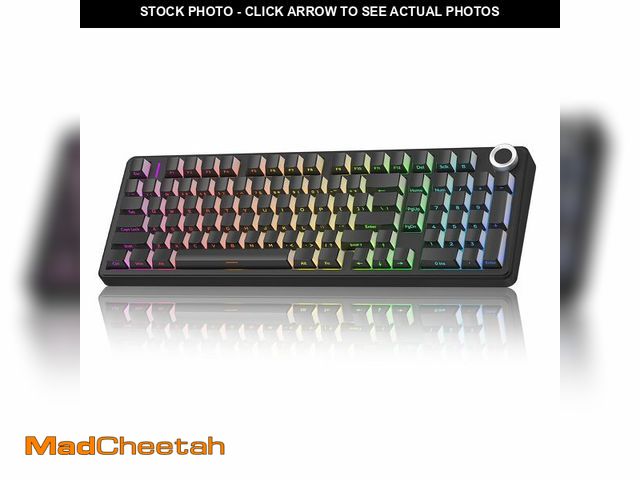 Lot 74-12698363 - AULA F99 Pro Wireless Mechanical Keyboard-Silent Version,BT5.0/2.4GHz/USB-C Hot Swappable Custom Key...