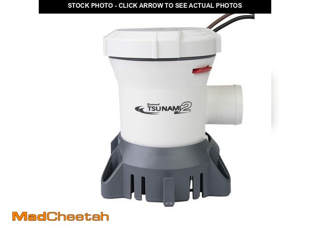 Lot 74-10822398 - Attwood Tsunami MK2 1200 GPH 12-Volt Thred Manual Bilge Pump - UNUSED