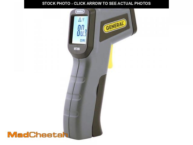 Lot 74-12412223 - General Tools Mini Non-Contact Laser Infrared Thermometer Temperature Gun - USED