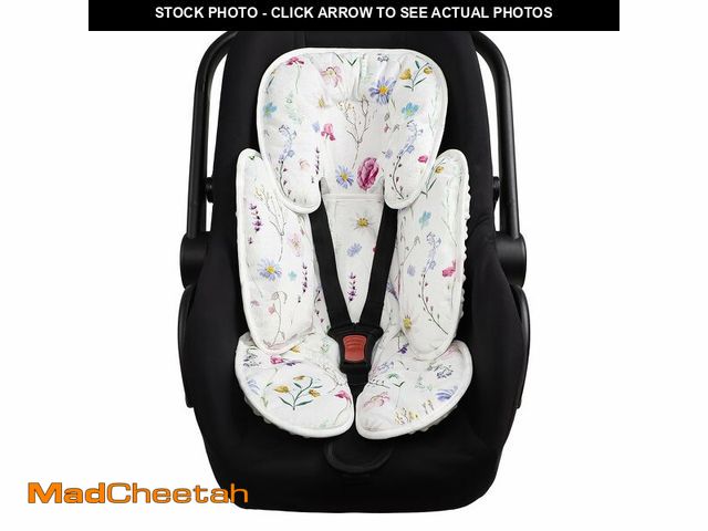 Lot 74-12715865 - Pea Pod Infant Car Seat Pad 2-in-1 Baby Car Seat Head &amp; Body Support for Newborn Girl Reversible...