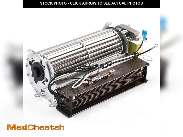 Lot 74-13541846 - Criditpid Electric Fireplace Blower Fan &amp; Heater Element for Twin Star Electric Fireplaces, Wood...