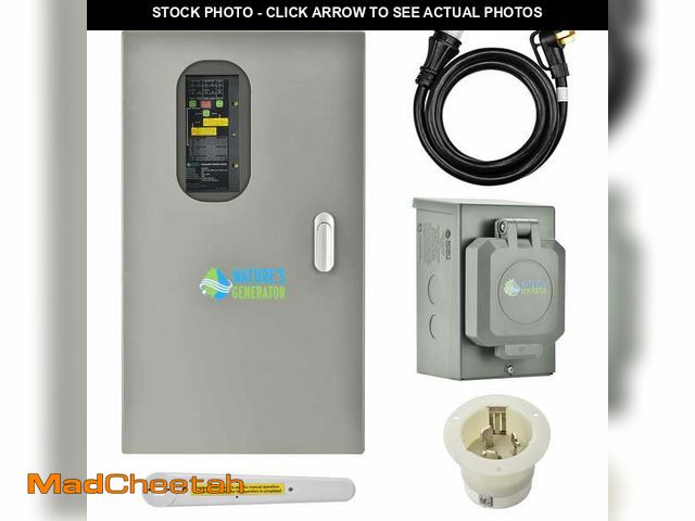 Lot 74-13654449 - Nature's Generator Automatic 50A Transfer Switch 120/240V Power Transfer Kit - UNUSED