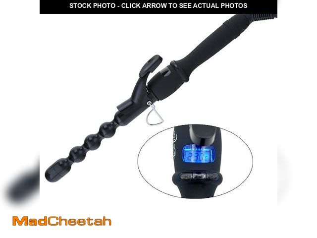 Lot 74-13624307 - Electric Bubble Wand Hair Curler 1 inch Curling Iron for Long Hair Ceramic Beach Wave Curling Wand A...