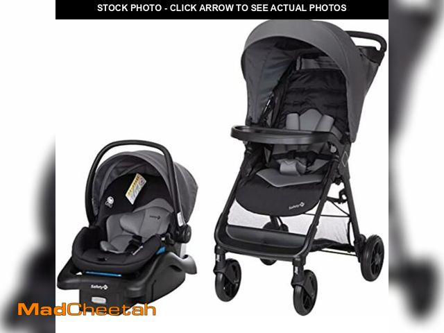 Lot 74-13563140 - Safety 1st Smooth Ride Travel System Stroller and OnBoard FLX Infant Car Seat, Newborn to Toddler Ba...