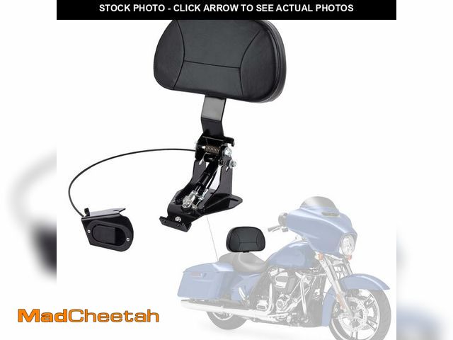 Lot 74-13987592 - Adjust Rider Backrest - PSLER Foldable Driver Backrest for Touring CVO Road Glide Road King Electra ...