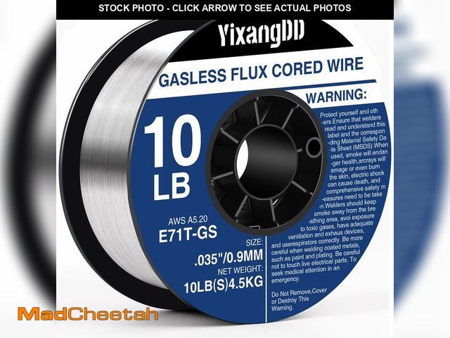 Lot 74-14263119 - 1 Pack 035 Flux Core Welding Wire, E71T-GS Gasless Mild Carbon Steel Mig Welding Wire, 10-Pound Spoo...